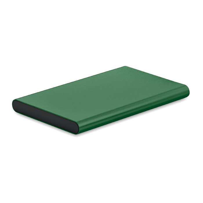 Batterie externe personnalisable 4000 mAh POWERFLAT Vert foncé